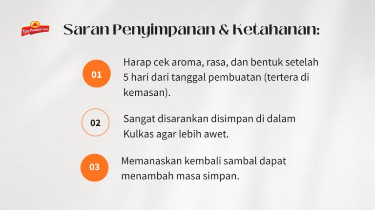 Penyimpanan & Ketahanan